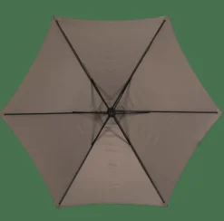 CASA HAWAI Ombrellone Sospeso Senza Base Taupe- Ombrelloni