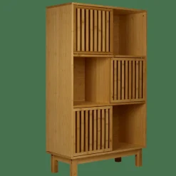 CASA HELGE Armadio C/comparti Naturale- Cassettiere