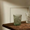 CASA HOBSTAR Vetro 35 CL Verde Chiaro- Bicchieri Da Cocktail|Bicchieri Da Acqua