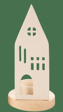 CASA HOME Portalumini Bianco, Naturale- Portalumini