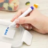 CASA HOMEY CLIP Pennarello A Gesso Contenitore Blu- Strumenti Da Cucina