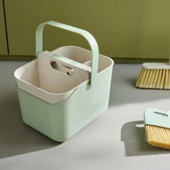 CASA JASMIN Secchio/contenitore 2 In 1 Verde- Pulire