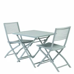 CASA JESSE Set Bistro Quadrato Verde- Set Bistro