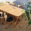 CASA JULES Set Da Giardino Con Cuscini Per Sedie Nero- Tavoli Da Giardino|Set Da Giardino