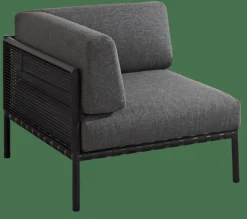CASA JUMBO Poltrona Ad Angolo Nero- Set Lounge