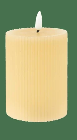 CASA LED Candela Con Luci Led Marrone- Candele Led
