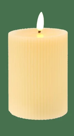 CASA LED Candela Con Luci Led Marrone- Candele Led