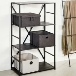 CASA LINOLUX Scatola Portatutto Con Coperchio Beige- Scatole
