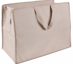 CASA LINOLUX Scatola Portatutto Con Zip Beige- Scatole