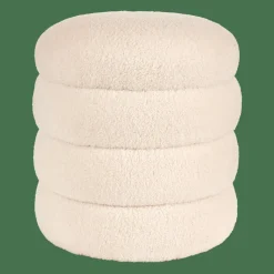 CASA LOBBY Pouf: Bianco Antico- Autunno|Pouf