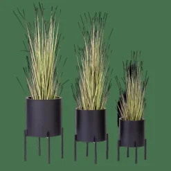 CASA LOUNGE Vaso Da Giardino Nero- Vasi Di Fiori|Supporti Per Piante