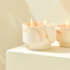 CASA MARBLE Candele Da Esterno Bianco, Arancione- Candele Da Giardino