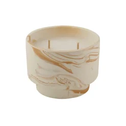 CASA MARBLE Candele Da Esterno Bianco, Arancione- Candele Da Giardino