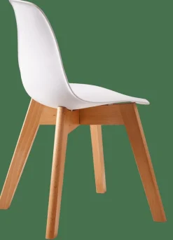 CASA MATHIAS Sedia Per Bambini Bianco, Naturale- Kids|Mobili Per Bambini