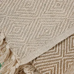 CASA MIMI Plaid Marrone Chiaro- Plaid