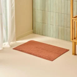 CASA MINERAL Tappetino Bagno Terracotta- Tappeti Per Bagno