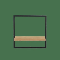 CASA MIX&MATCH Organiser Da Parete Nero, Naturale- Scaffali Da Parete