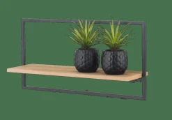 CASA MIX&MATCH Organiser Da Parete Nero, Naturale- Scaffali Da Parete