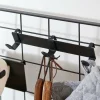 CASA MODULAR Appendiabiti Con 3 Ganci Nero- Decorazioni Da Parete