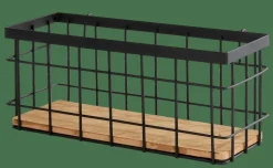 CASA MODULAR Cesto Di Metallo Nero- Decorazioni Da Parete