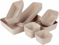 CASA MODULAR SAND Cesto Di Metallo Beige- Cesti Di Metallo