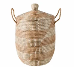 CASA MODULAR SAND Cesto Di Metallo Beige- Cesti Di Metallo