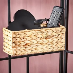 CASA MODULAR Set Di 7 Ganci Nero- Decorazioni Da Parete|Scaffali Da Parete