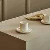 CASA MOON Tazza Espresso E Piattino 9 CL Bianco- Tazze