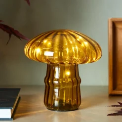 CASA MUSHRO Lampada Decorativa Giallo- Autunno|Lampade Da Tavolo