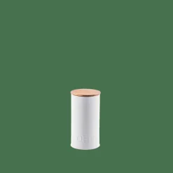 CASA NAGINI Contenitore Capsule Caffè Bianco, Naturale- Utensili Da Caffè|Contenitore Per Alimenti
