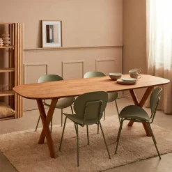 CASA NEW OAK Gamba Del Tavolo Nero- Tavoli
