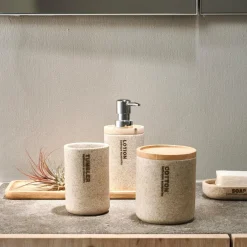 CASA NEW RESIN Dispenser Per Sapone Naturale- Accessori Da Lavandino