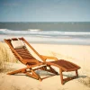 CASA NEW VIP Sedia Relax Senza Poggiapiedi Naturale- Sdraio