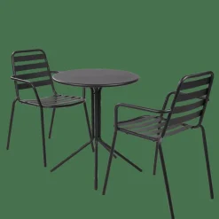 CASA OLAV Tavolo Bistro Nero- Tavoli Bistro|Tavoli Da Giardino