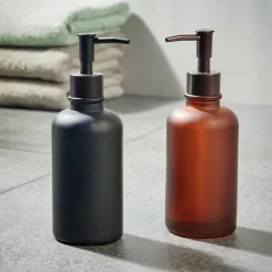 CASA OMBRE Dispenser Per Sapone Nero- Accessori Da Lavandino