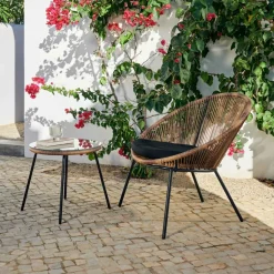 CASA PAPAYO & ACAPULCO Set Lounge Naturale- Sedie Lounge|Set Lounge