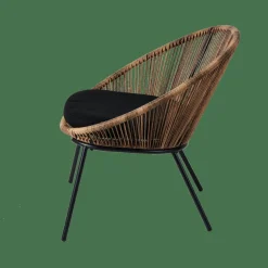 CASA PAPAYO Sedia Lounge Con Cuscino Naturale- Sedie Lounge