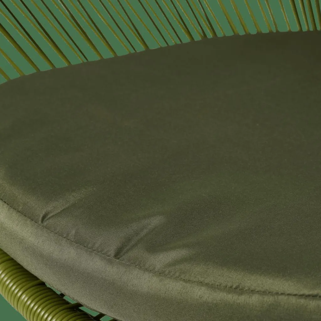 CASA PAPAYO Sedia Lounge Con Cuscino Verde- Sedie Lounge