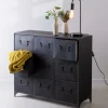 CASA PHARMA Cassettiera Nero- Cassettiere