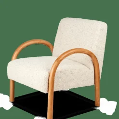 CASA PHOEBE Poltrona Bianco- Divani|Poltrone
