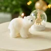 CASA POLA Candela Orso Polare Bianco- Candele