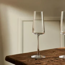 CASA POWER Flûte 24 CL Trasparente- Calice Spumante|Bicchieri Da Vino