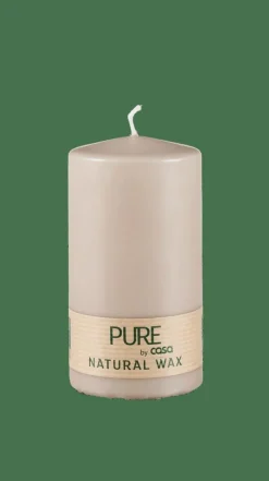CASA PURE Candela Cilindrica Grigio- Candele