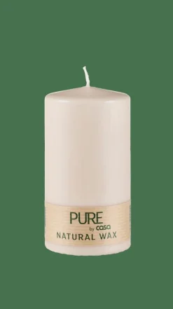 CASA PURE Candela Cilindrica Marrone Chiaro- Candele