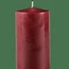 CASA PURE Candela Cilindrica Rosso Scuro- Candele