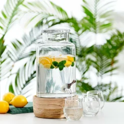 CASA PURI Serbatoio Con Rubinetto 5,5 L Trasparente- Serbatoi