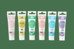 CASA RAINBOWDUST 6 Confezioni Pasta Zucchero Colori Pastello Vari Colori- Generi Alimentari