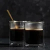CASA RELAX Bicchiere A Parete Set Di 2 12 CL Trasparente- Bicchieri Da Tè|Bicchieri Da Caffè