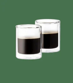 CASA RELAX Bicchiere A Parete Set Di 2 12 CL Trasparente- Bicchieri Da Tè|Bicchieri Da Caffè