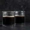 CASA RELAX Bicchiere A Parete Set Di 2 24,5 CL Trasparente- Bicchieri Da Caffè|Bicchieri Da Tè
